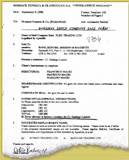 La offshore de la familia Macri que debió haber sido declarada (foto 1)