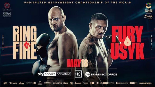 Fury vs Oleksandr Usyk unificarán los 4 títulos mundiales de los pesos pesados de boxeo
