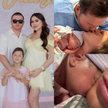 Se agrandó la familia de Canelo Álvarez. El boxeador tapatío tuvo su quinto hijo. Nació Eva Victoria, Su segunda hija de la relación con lamodelo Fernanda Gómez. Se agrandó la familia de Canelo Álvarez. El boxeador tapatío tuvo su quinto hijo. Nació Eva Victoria, Su segunda hija de la relación con lamodelo Fernanda Gómez.