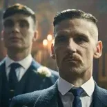 Paul Anderson junto a Cillian Murphy. Paul Anderson junto a Cillian Murphy.