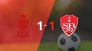 empate a uno entre stade de reims y stade brestois