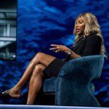 Serena Williams relató su pasaje del deporte al ámbito empresarial. Serena Williams relató su pasaje del deporte al ámbito empresarial.