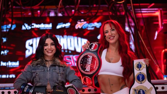 Alana Flores y Flor Vigna ya comenzaron su pelea debajo del ring antes de enfrentarse en la velada del Supernova Génesis 2026.