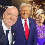 La final se convertirá en una reunión de los tres líderes de los países anfitriones del torneo: Estados Unidos, México y Canadá. La final se convertirá en una reunión de los tres líderes de los países anfitriones del torneo: Estados Unidos, México y Canadá.
