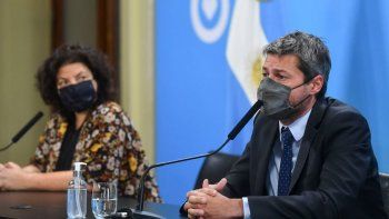 Vizzotti y Lammens anuncian nuevas aperturas en el marco de la pandemia.