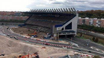 Así luce hoy lo que alguna vez fue el Vicente Calderón de Madrid.