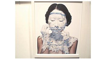 Obra de Shaokum, entre los trabajos más atractivos de las 12 galerías chinas que participan de la feria Los Angeles Art Show, este año con la concurrencia de 114 galerías de todo el mundo.
