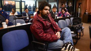 Sabag Montiel en la audiencia del juicio por el atentado contra Cristina Kirchner.