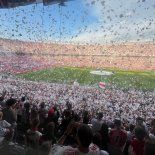 El show de papelitos en el Monumental El show de papelitos en el Monumental