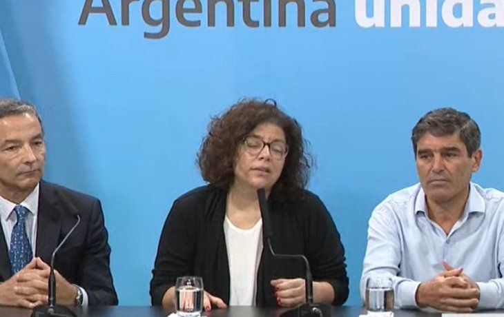 Nueva conferencia de prensa sobre el Coronavirus en Casa Rosada