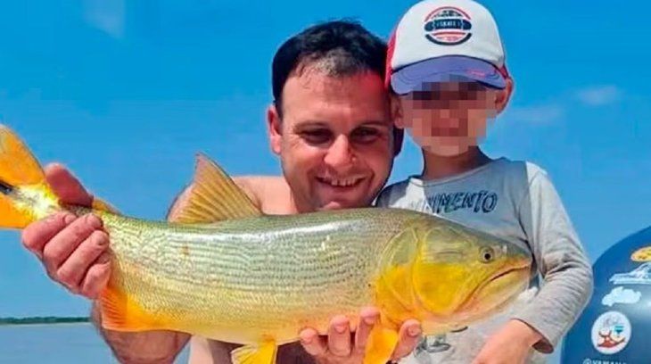 Pablo Ovando había ido a pescar junto a su hijo.