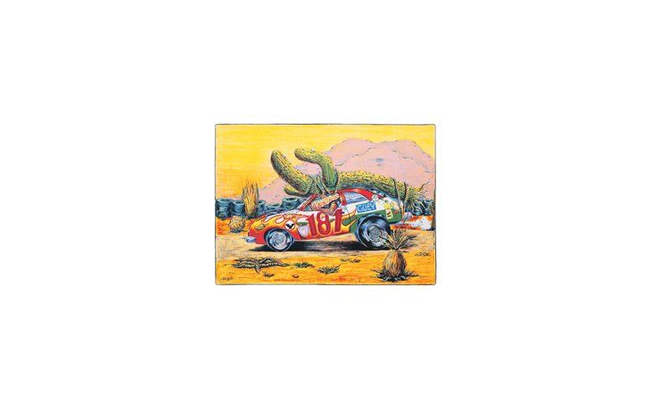 Aunque no falta el humor entre las 60 obras creadas por artistas conocidos y emergentes, la muestra «Arte Tejano: de campos, barrios y fronteras» también refleja la violencia y otros males de esa región.