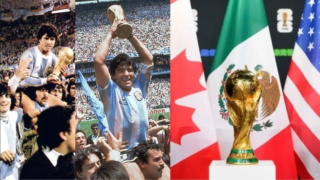 El rendimiento dela Selección Argentina jugando Mundiales en continente americano