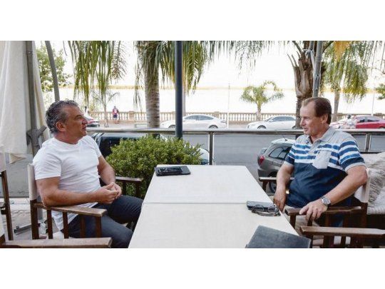 Sintonía. Sergio Urribarri y Gustavo Bordet acordaron ayer el impulso a la reforma política.