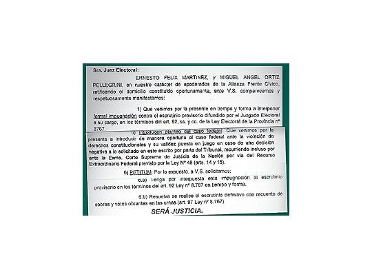No hay antecedentes de apertura total de urnas