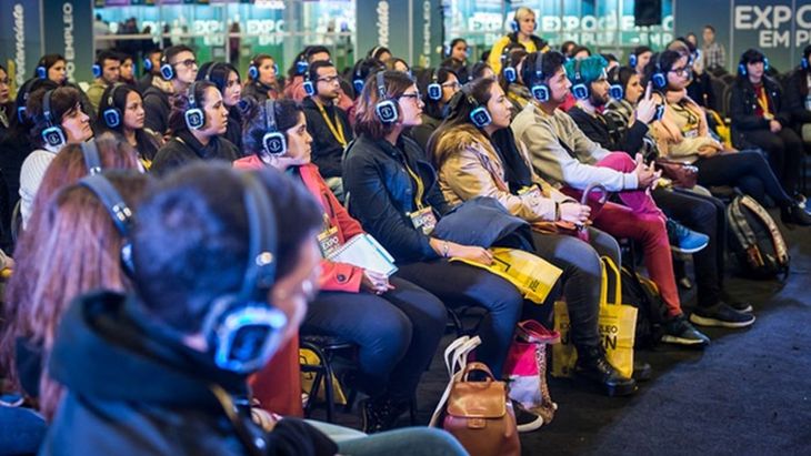 Durante el encuentro se realizan charlas y paneles sobre inteligencia artificial, empleos del futuro, sostenibilidad, ciberseguridad e innovación, entre otros temas (Foto: Gobierno de la Ciudad de Buenos Aires) Durante el encuentro se realizan charlas y paneles sobre inteligencia artificial, empleos del futuro, sostenibilidad, ciberseguridad e innovación, entre otros temas (Foto: Gobierno de la Ciudad de Buenos Aires)