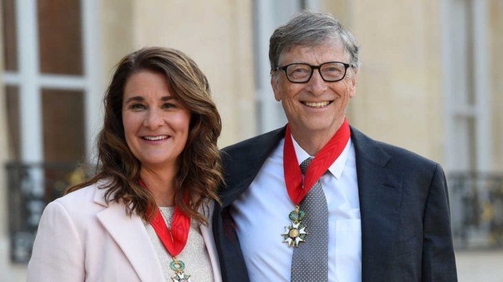 Melinda and Bill Gates.