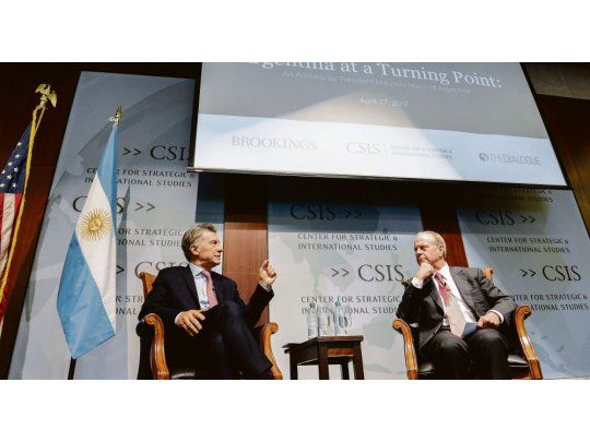 Colmado. La disertación de Macri en el CSIS despertó un gran interés lo que se reflejó en un auditorio colmado.