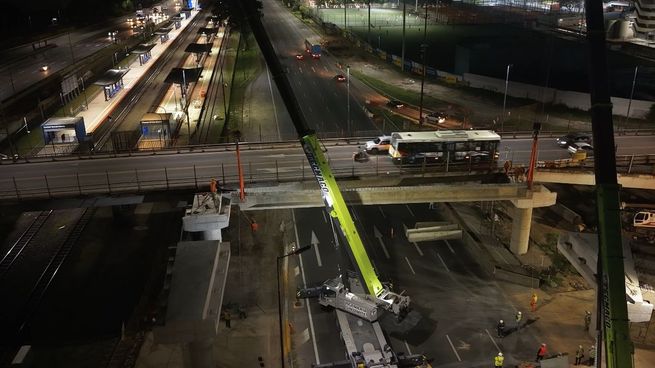 Autopistas Urbanas (AUSA) lleva adelante la obra de reconstrucción del cruce vial.&nbsp;