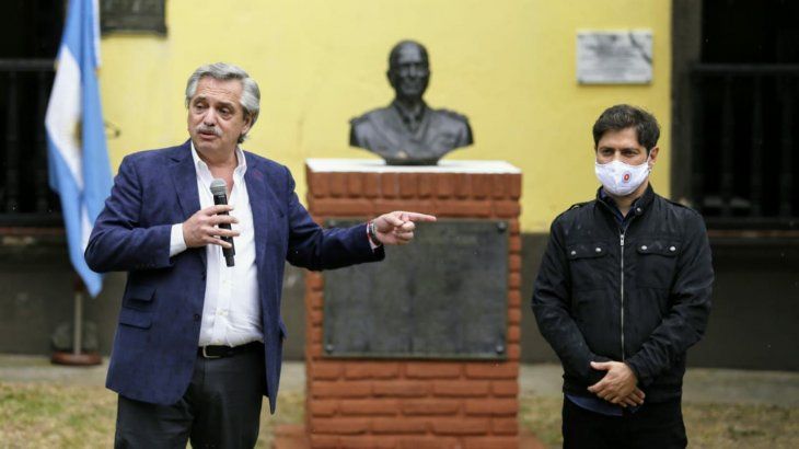 Alberto Fernández Axel Kicillof Martín García 17 de octubre