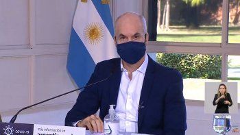 Junto al Gobierno nacional vamos a trabajar en una propuesta que incluya protocolos y cuidados sanitarios para que este proceso sea seguro, anticipó Larreta.
