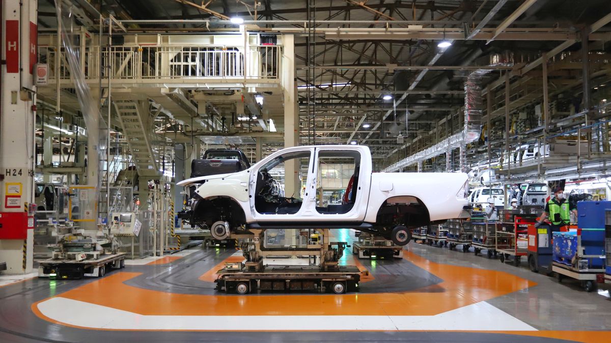 Toyota resumed production at his Zárate plant after his annual technical stop