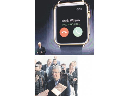 Tim Cook presentó ayer el Apple Watch, primer producto en 5 años posterior a la era Jobs. Además, se lanzó la nueva MacBook, dorada y más liviana.