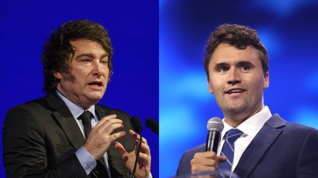 Durante su discurso, el presidente argentino se comparó con Charlie Kirk, activista estadounidense asesinado recientemente.