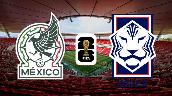 México enfrentará a Corea del Sur en el segundo partido del Grupo A de la Copa del Mundo.