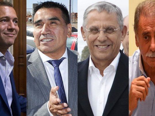 De izq. a der.:&nbsp;Omar Gutiérrez,&nbsp;Ramón Rioseco,&nbsp;Horacio Quiroga&nbsp;y&nbsp;Jorge Sobisch.