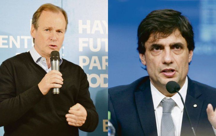 Gustavo Bordet y&nbsp;Hernán Lacunza.