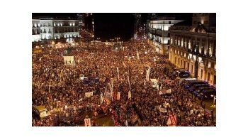 Miles de españoles volvieron a salir a las calles contra los ajustes de Rajoy