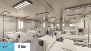 Los hospitales modulares contar&aacute;n con equipamiento para tratar a los pacientes que se presenten con coronavirus.