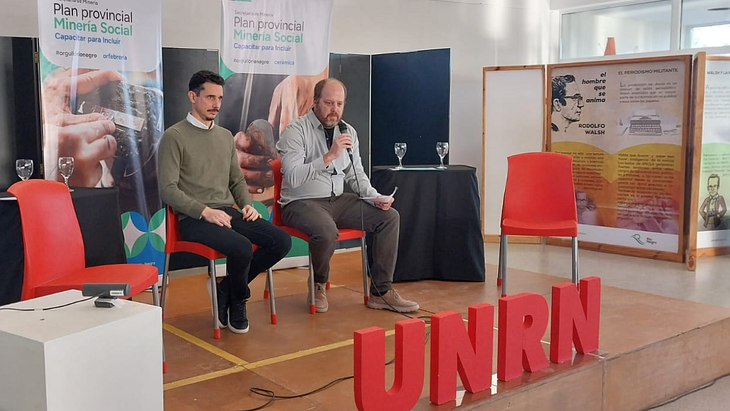 Miner&iacute;a sustentable. &ldquo;Tenemos la responsabilidad desde el &aacute;mbito acad&eacute;mico de generar informaci&oacute;n de calidad, confiable", dijo el docente de la UNRN, Andr&eacute;s Vera.