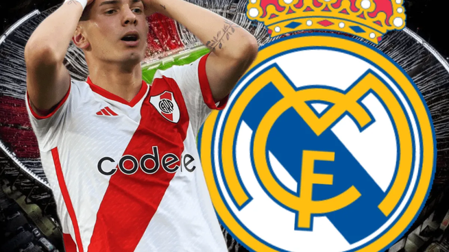 Franco Mastantuono jugará en el Real Madrid.