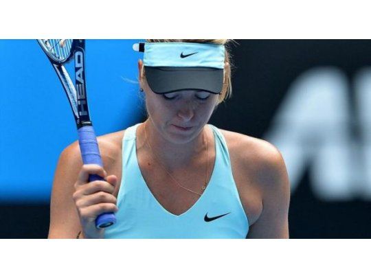 Sharapova fue suspendida por el uso de Meldonium.
