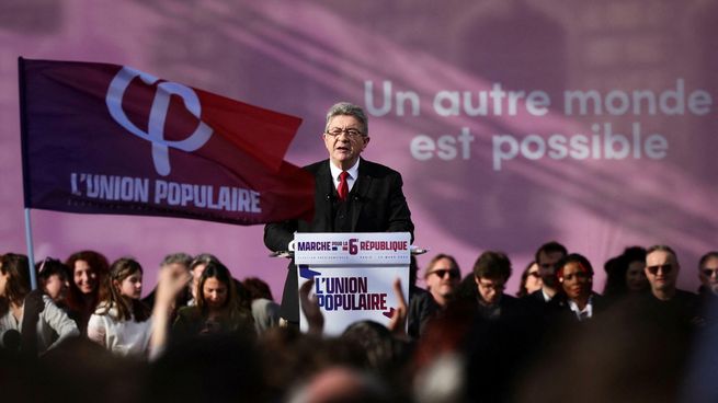 Jean-Luc Mélenchon, líder de Francia Insumisa.