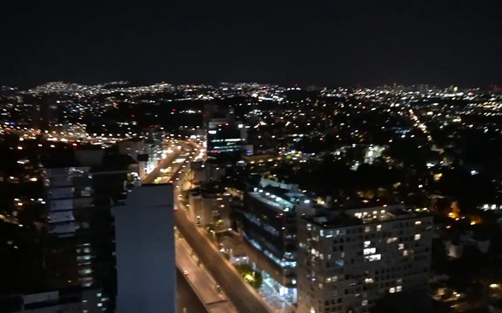 La vista desde el departamento de La Divaza en CDMX La vista desde el departamento de La Divaza en CDMX