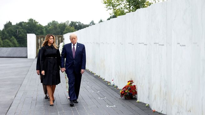 El presidente de Estados Unidos realizó un homenaje a las víctimas del 11S e hizo mención a Charlie Kirk