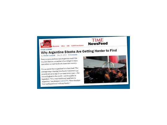 Se lamentan en EE.UU. por escasez del bife argentino