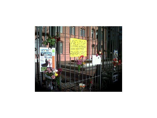 El homenaje a Néstor Kirchner en la Casa Rosada.