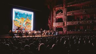 La obra NFT de Refik Anadol, en la Argentina