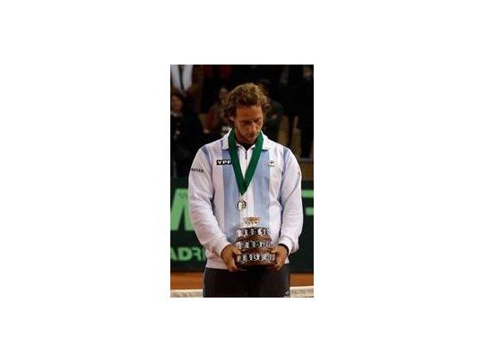 Resignación. Nalbandian no tiene nada que reprochar al equipo argentino.