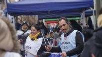 Docentes de Neuquén se manifestaron frente a la Casa de Gobierno.