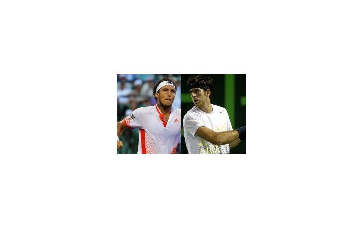 Una de cal y una de arena. Mónaco superó a Roddick y avanzó a cuartos de final. Del Potro no pudo con Ferrer y se despidió de Miami.