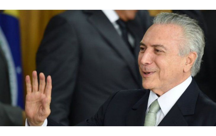 Michel Temer, presidente de Brasil.