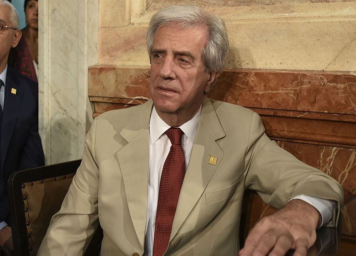 El mandatario uruguayo, Tabaré Vázquez.