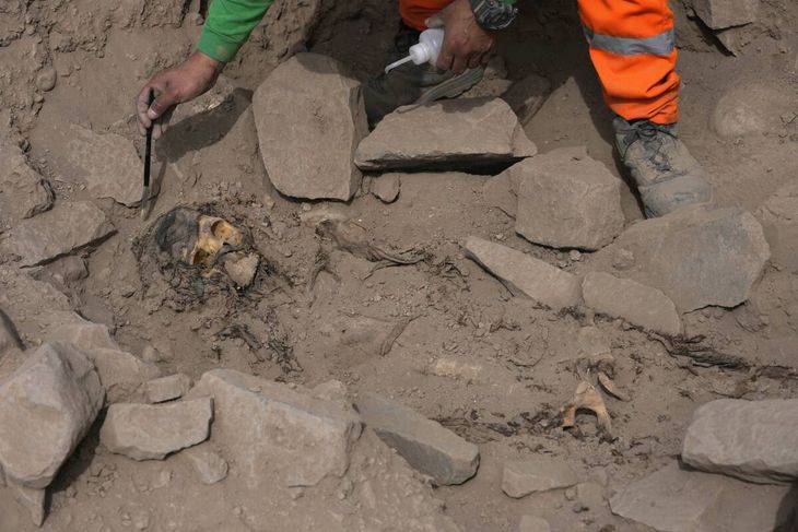 El hallazgo ocurrió en el distrito limeño de Puente Piedra durante la instalación de un gasoducto por parte de la empresa Cálidda.  