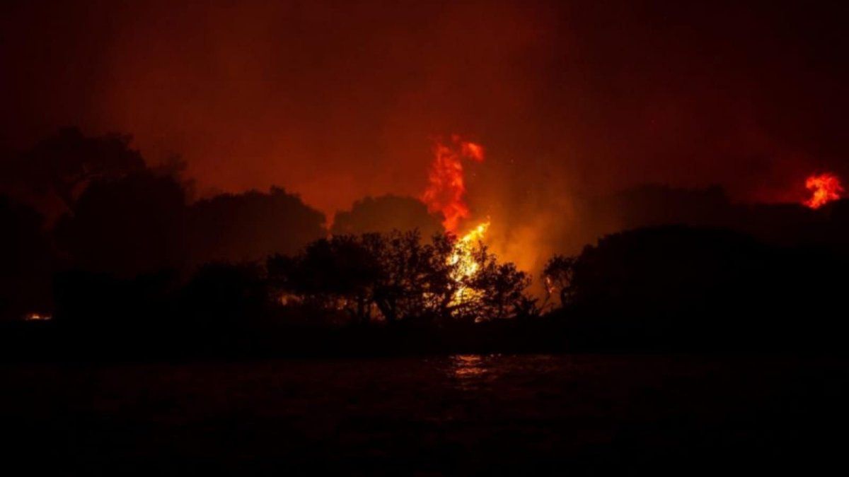 A forest fire whips the nation for two days and there are already 10 dead