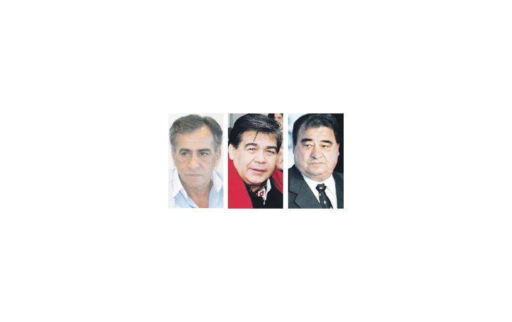 Jesús Cariglino, Mario Ishii y Hugo Curto